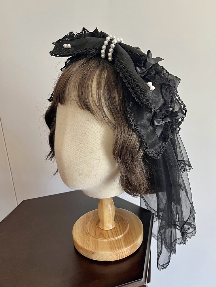 KC / Bowknot Veil Pink Black with