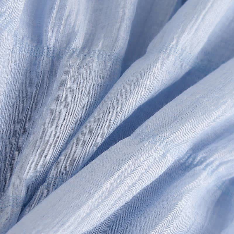 Weste, Hemd, Jeansrock mit Fischschwanz und hoher Taille in reiner Farbe