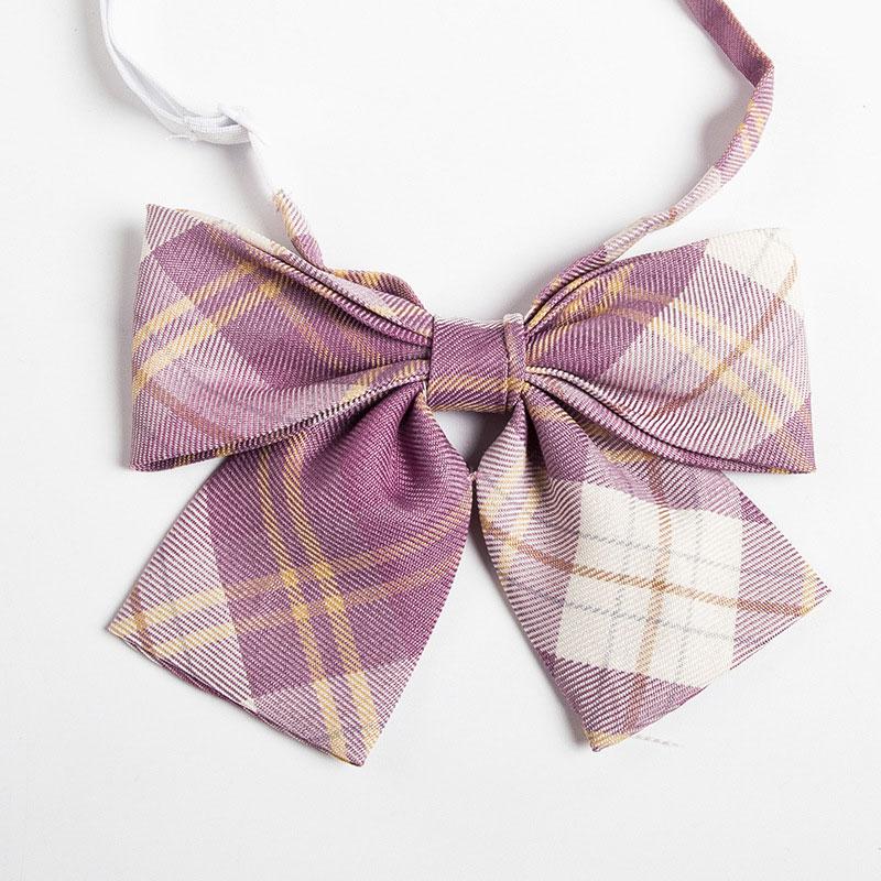 Plaid Japanese JK Bow Tie Shirt Accessories