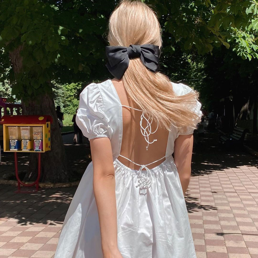 Schickes weißes Minikleid