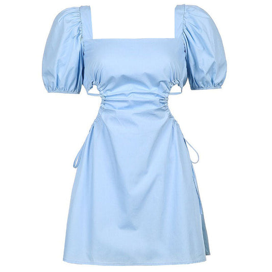 Charm Blue Mini Dress