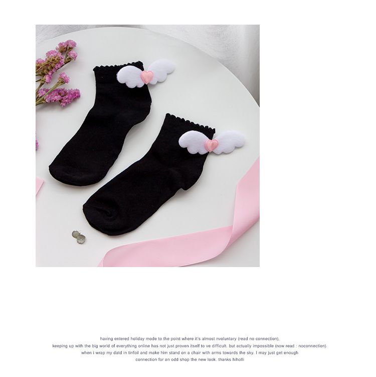 Chaussettes à détail d'ailes