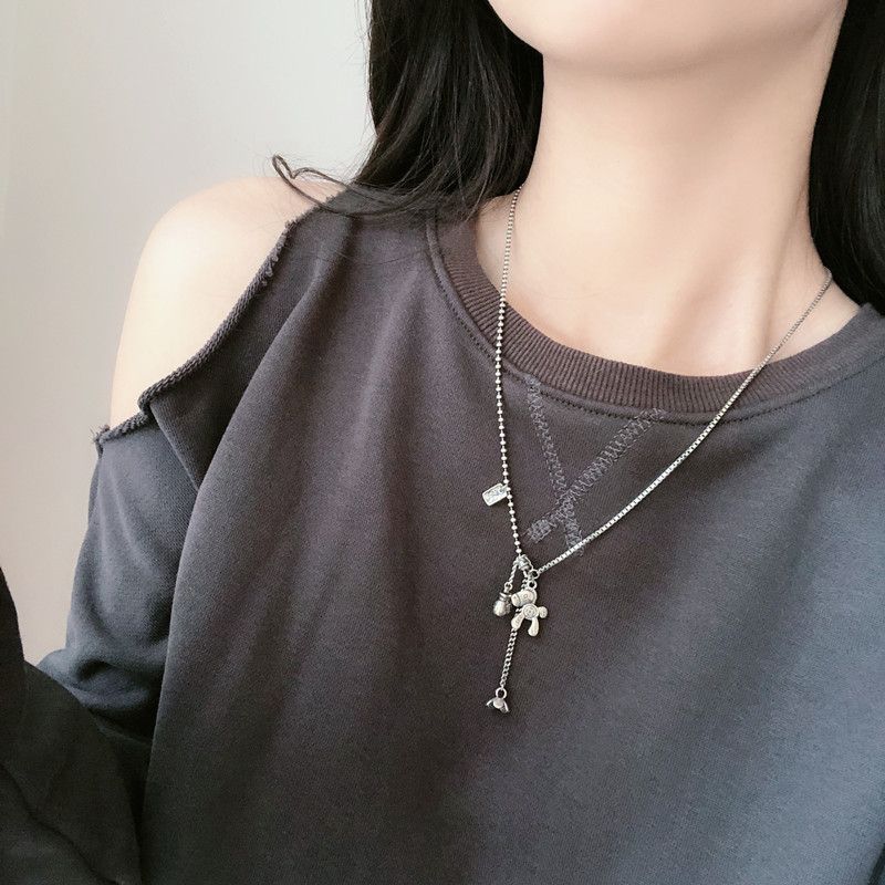 Collier cheval en argent sterling 925