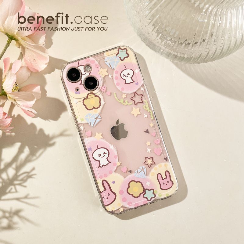 Transparent Case Cartoon Phone