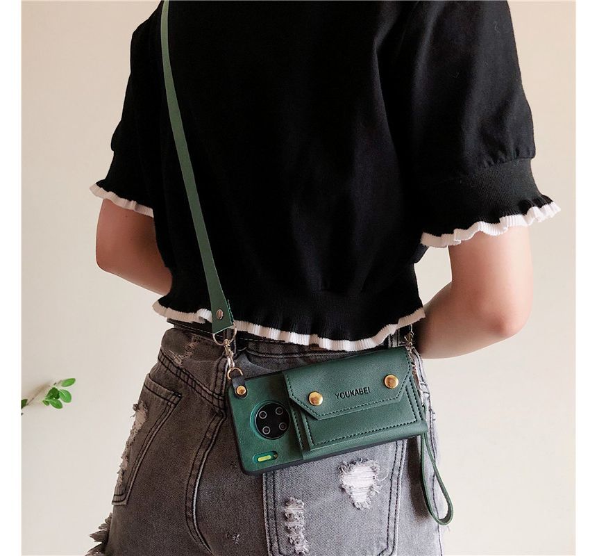 Faux Case Purse Phone Coin Leather