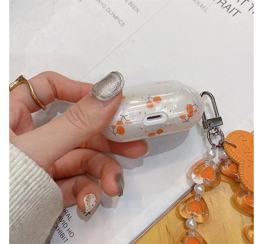 Étui pour écouteurs AirPods / Pro Cherry Strap