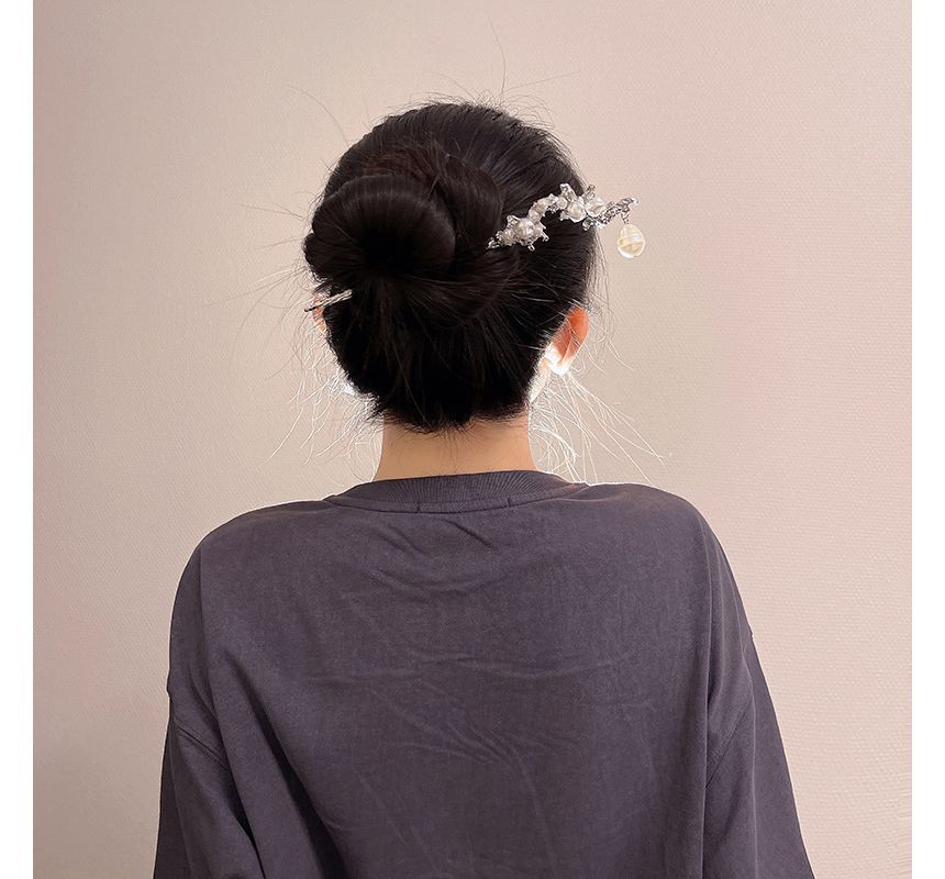 Clip Hair Irregular Alloy Faux Pearl