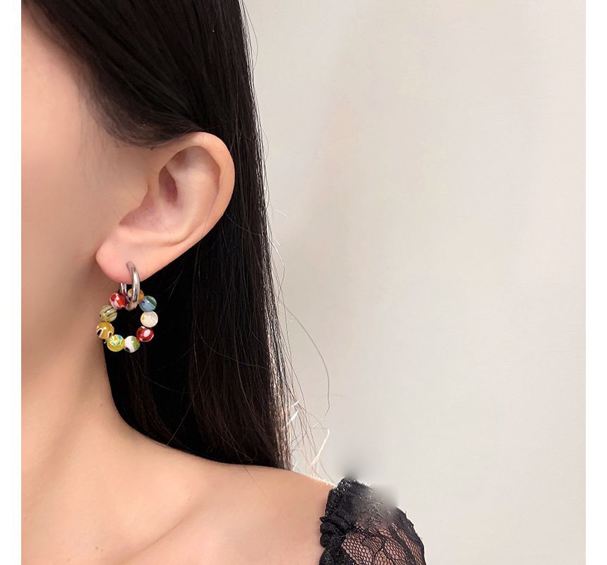 Pendant Print / Glass Earring Necklace