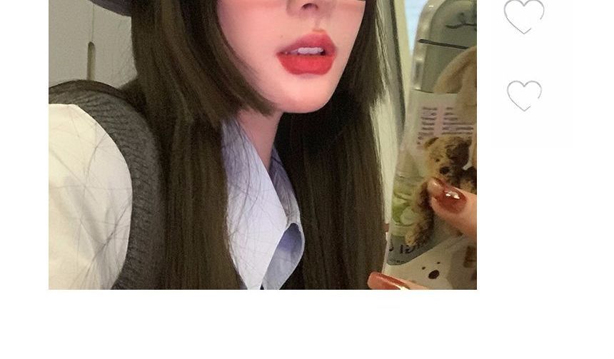 Beret Heart Hat Denim