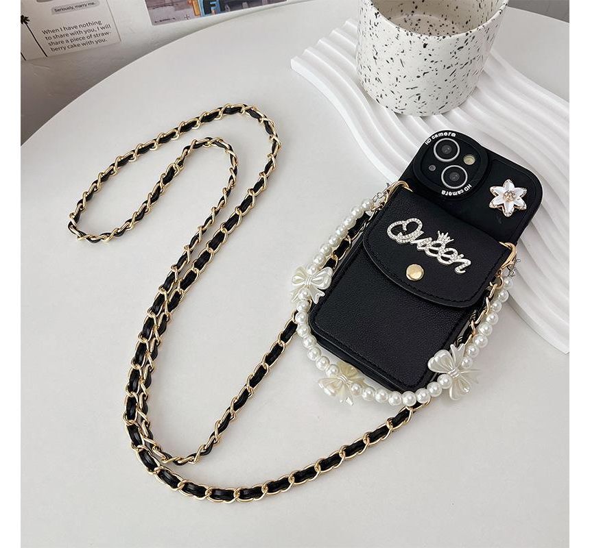 Butterfly Coin Case Phone Purse Strap