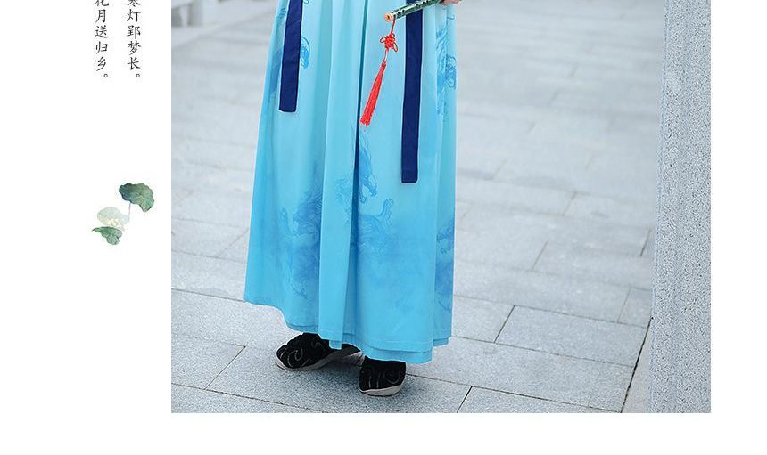 Ensemble de costumes Hanfu à imprimé dragon assorti pour couple