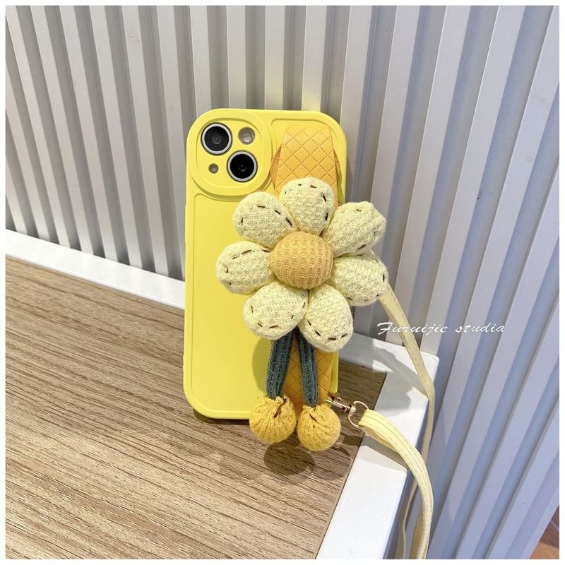 Strap Phone Floral Case
