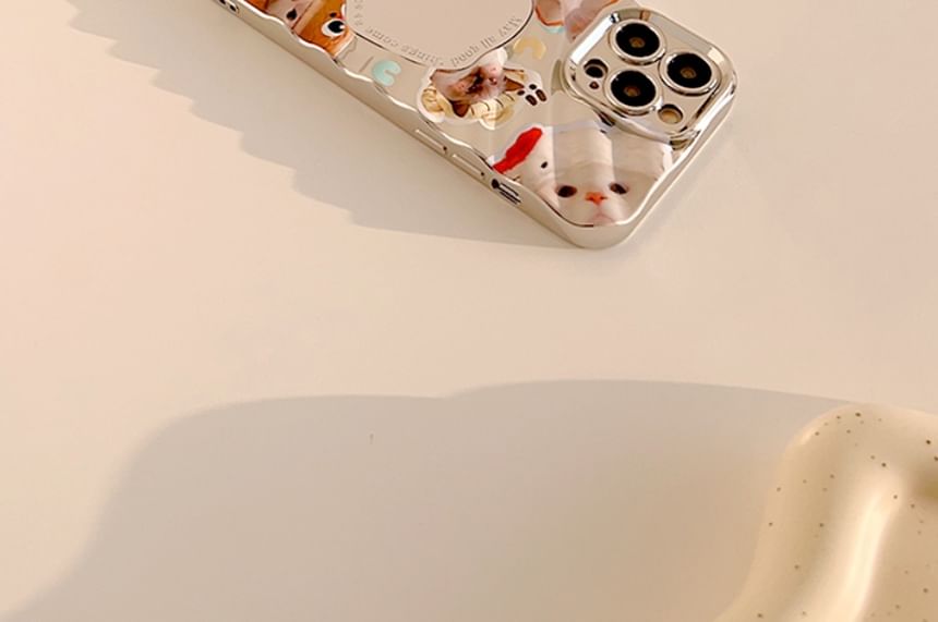 Case Mirrored Cat Phone