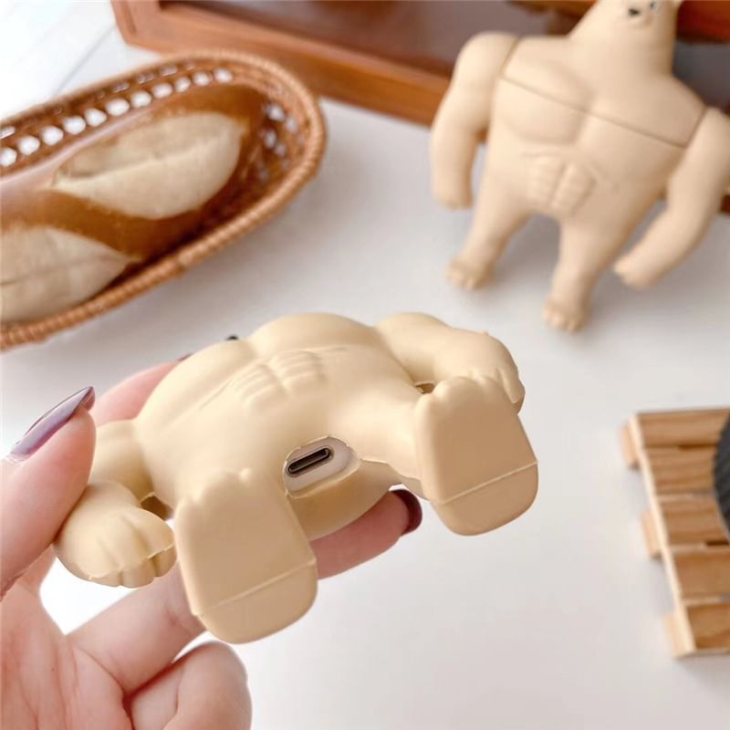 Étui pour écouteurs AirPods / Pro Muscle Dog Meme