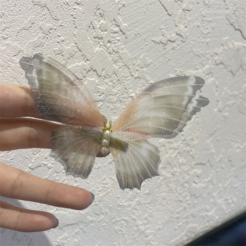 Butterfly Hair Clip Acrylic