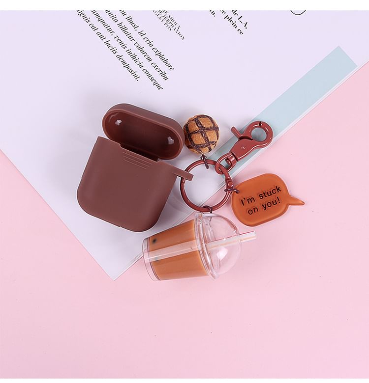 Porte-clés en résine Bubble Tea