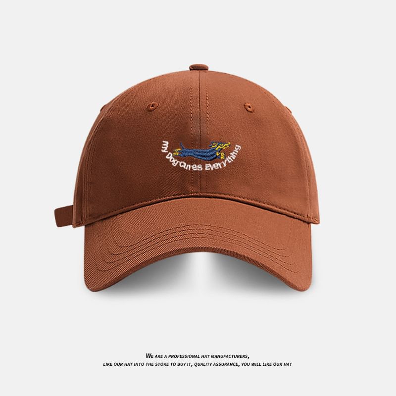 Dog Cap Embroidered Baseball