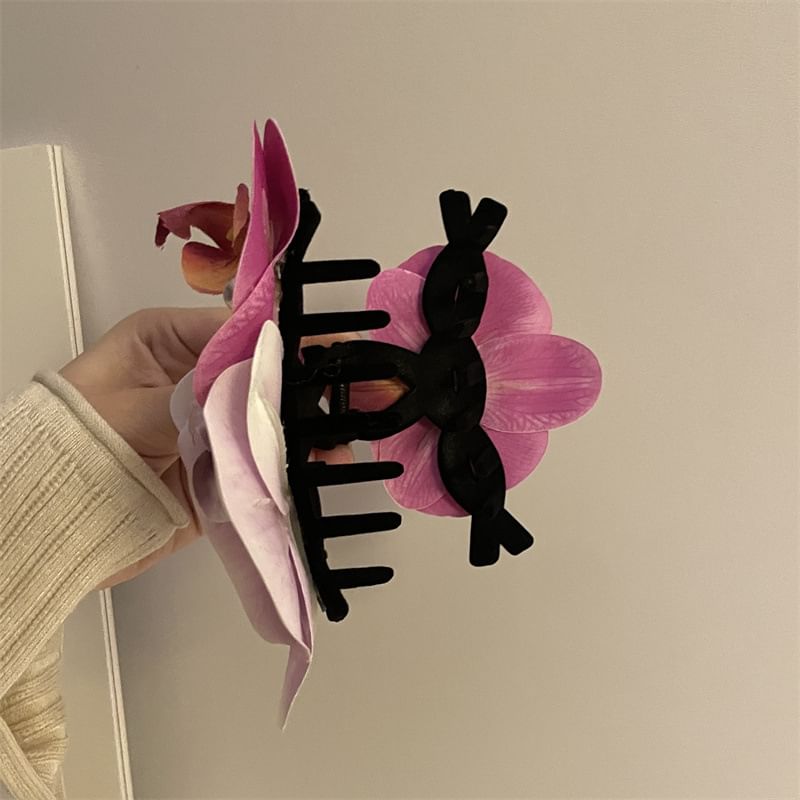 Fabric Clamp Floral Hair