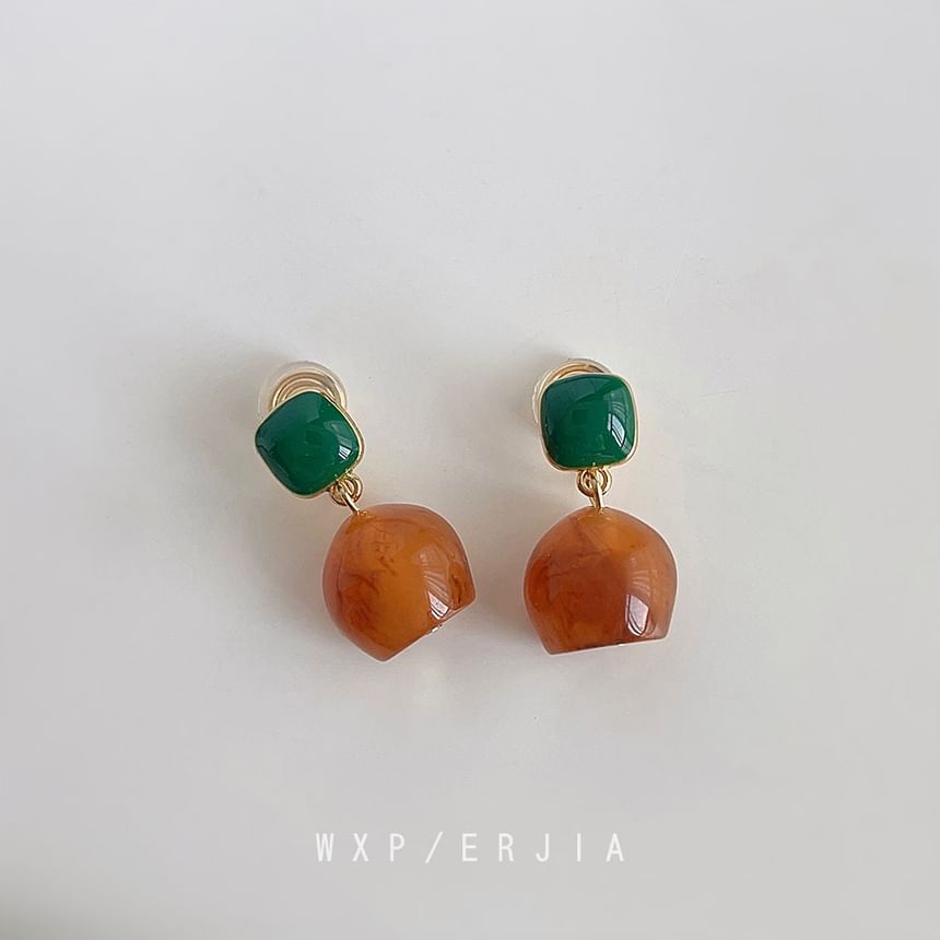 Drop Earring Resin Alloy