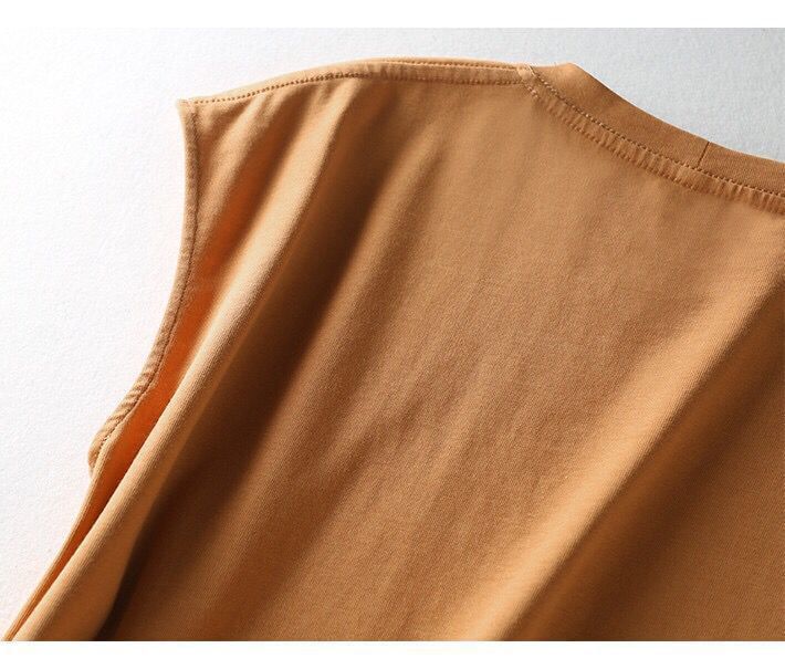 Midi Crew Shift Dress Neck Plain Cap-Sleeve