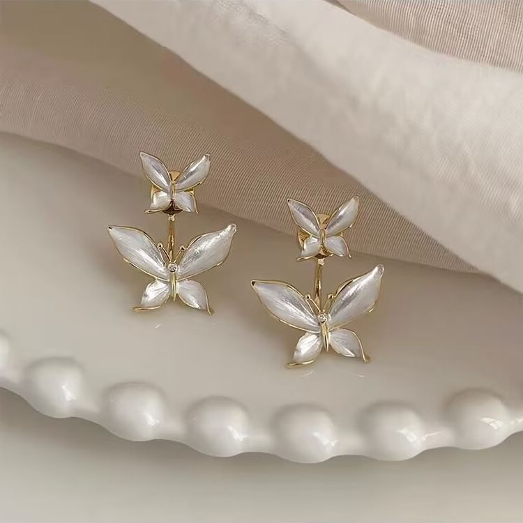 Jacket Butterfly Ear Alloy