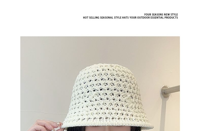 Straw Foldable Hat Bucket