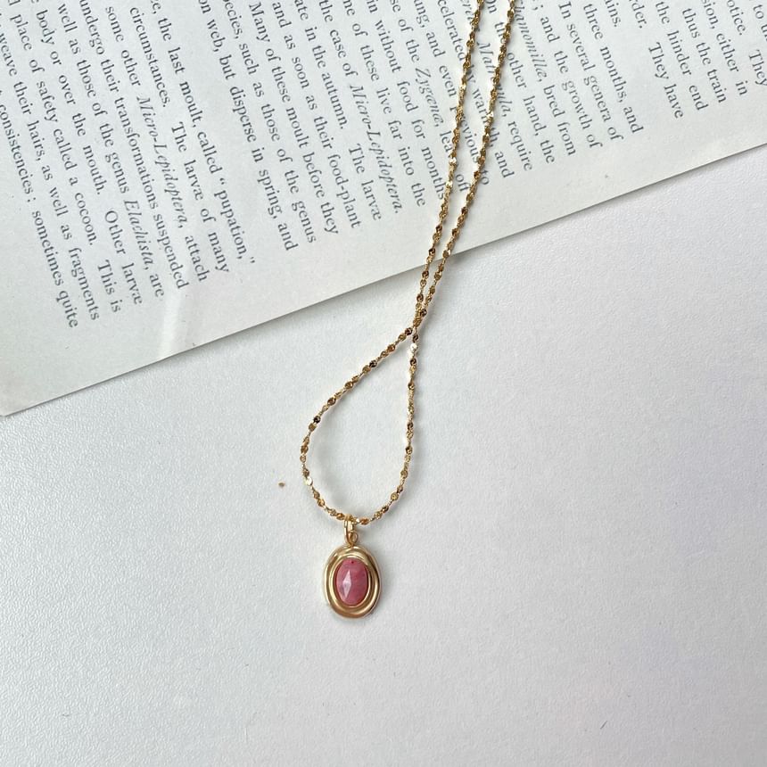 Pendant Alloy Oval Choker
