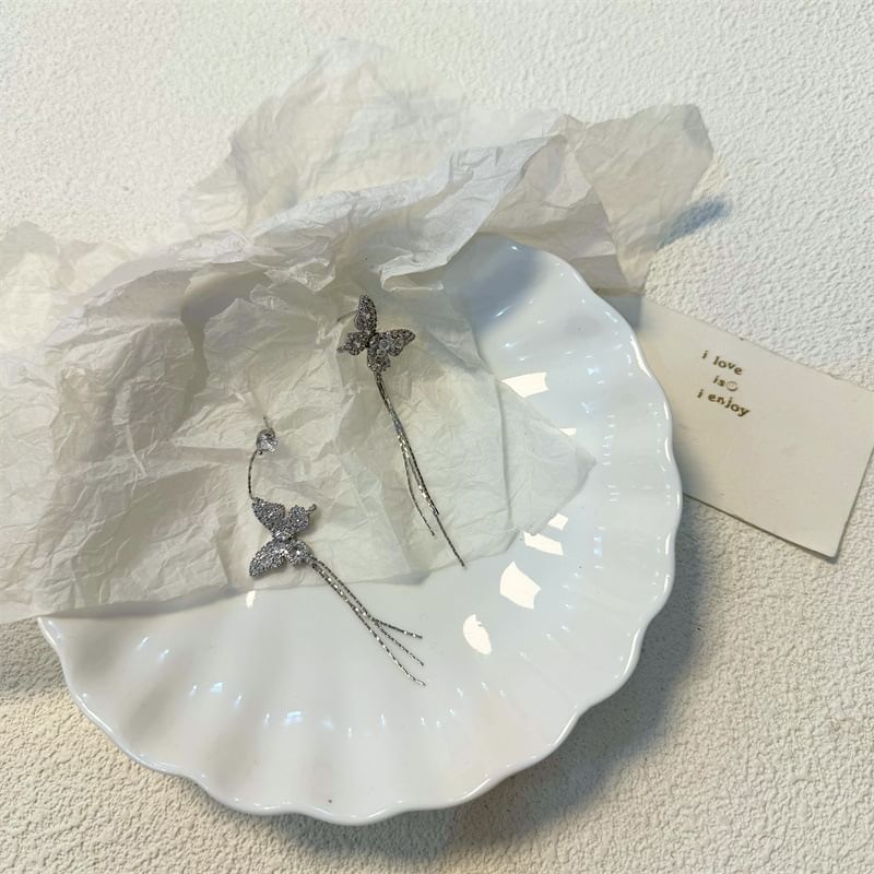 Drop Butterfly Earring