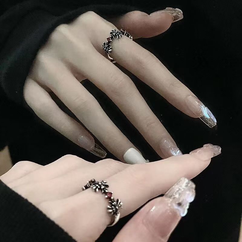Alloy Rhinestone Ring