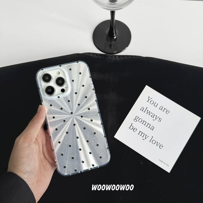 Case Polka Phone Heart Dot