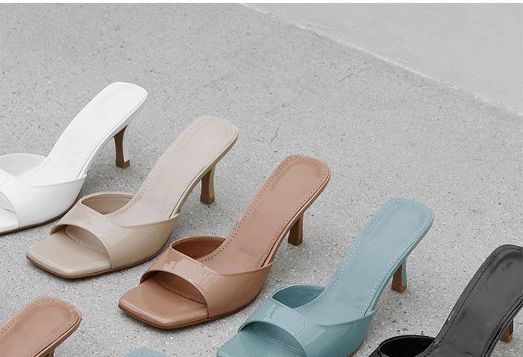 Sandals Slide High Heel