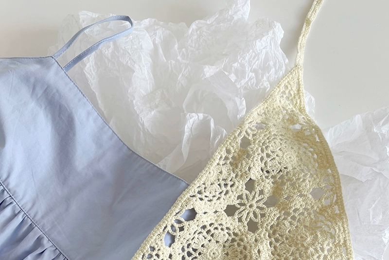 Crochet Headkerchief Knit Plain