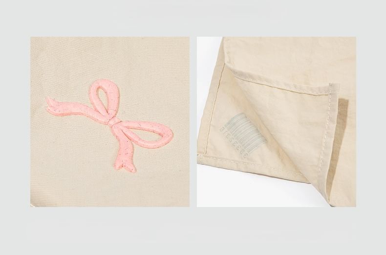 Dry Cap Bow Embroidered Quick