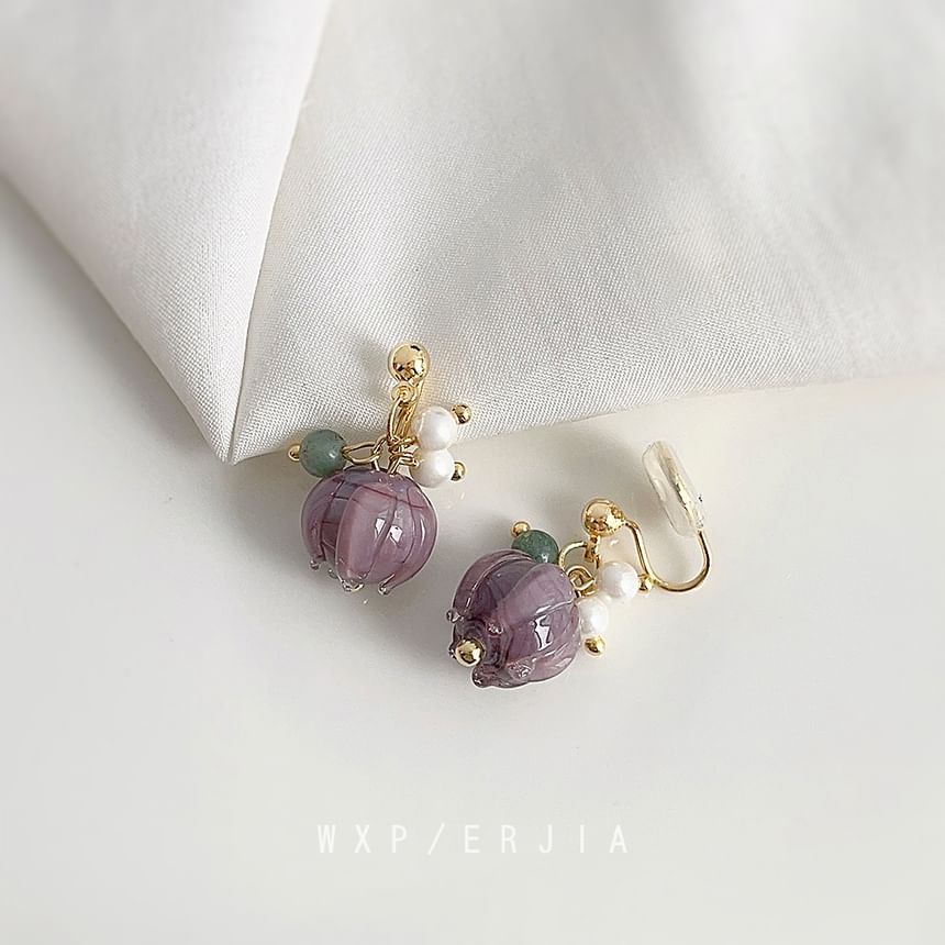 Pearl Cuff Alloy Faux Ear Gemstone