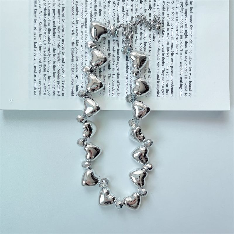 Heart Alloy Choker