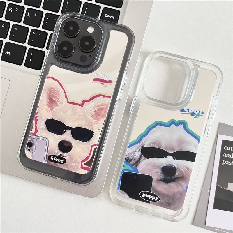 Phone Case Mirrored Dog