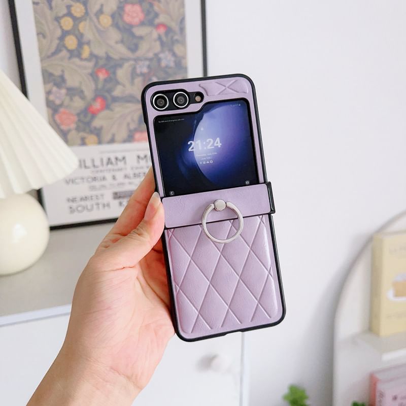 Argyle Phone Ring Case Stand