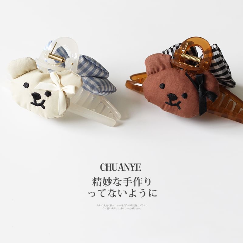 Pince à cheveux en forme d'arc d'ours