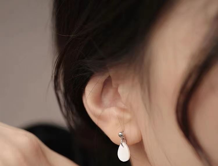 Boucles d'oreilles pendantes en argent sterling 925 avec nœud papillon