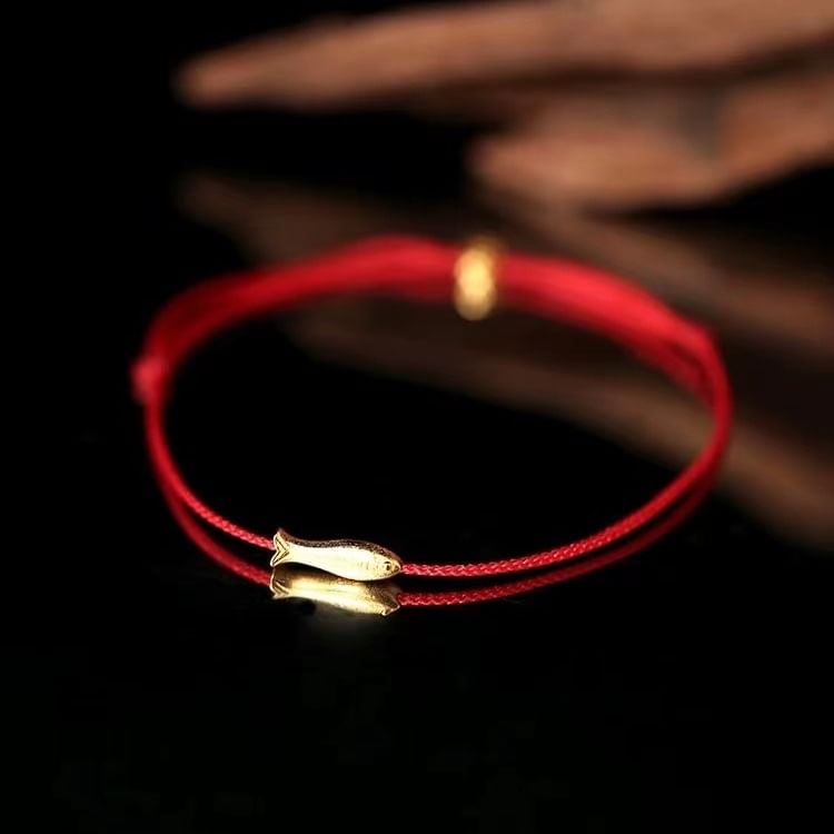 Bracelet à breloques en forme de poisson