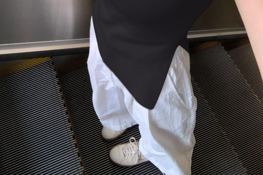 Asymmetrical Plain Tank Top