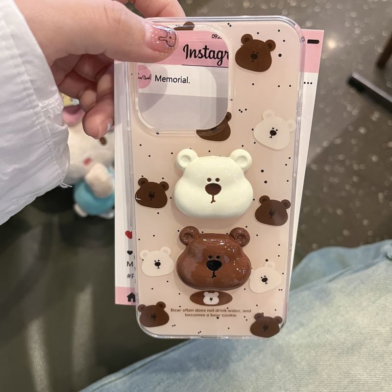 Bear Case Splattered Phone