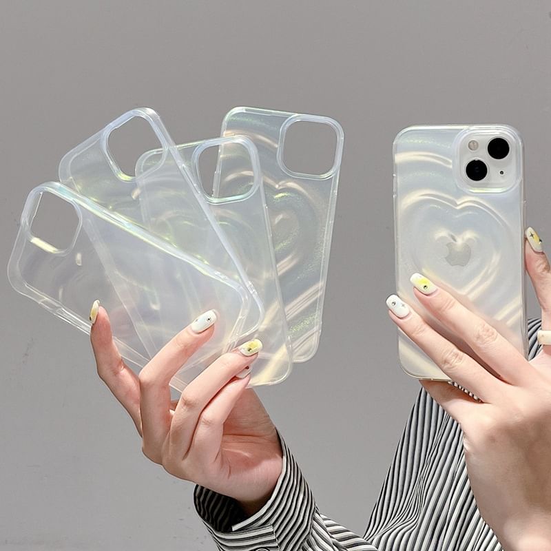 Glitter Heart Phone Case