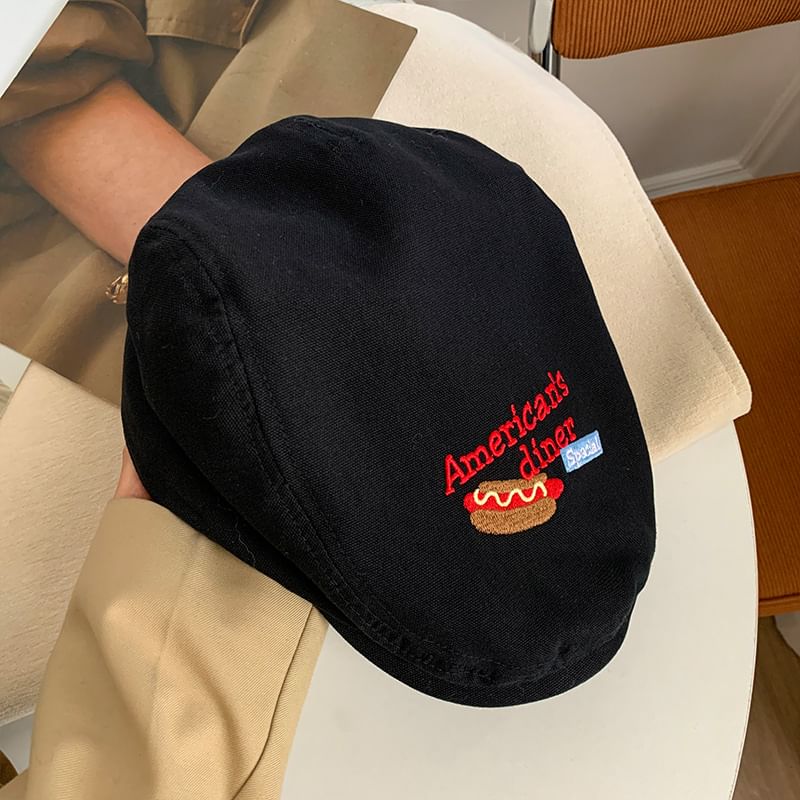 Embroidered Cap Lettering Flat