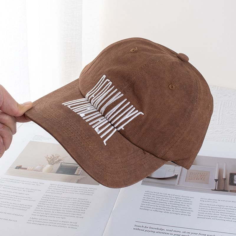 Plain Lettering Cap