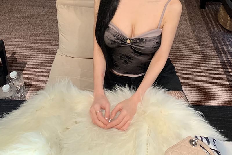 Camisole Lace Crop Top