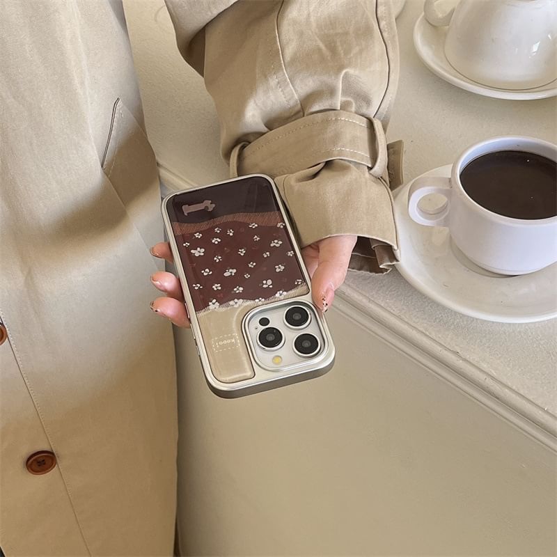 Case Floral Dog Phone