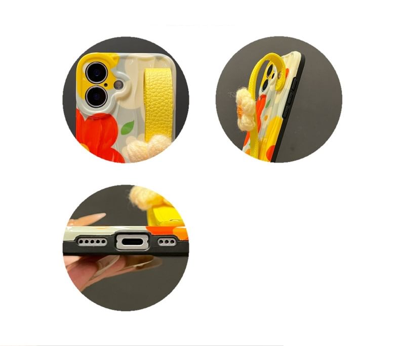 Case Floral Phone Strap with