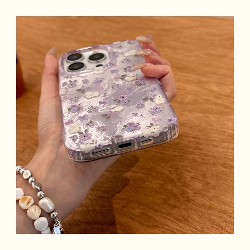 Strap Phone Case Floral with