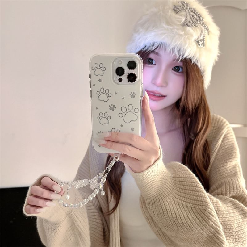 Strap / Phone Dog Paw Case Set
